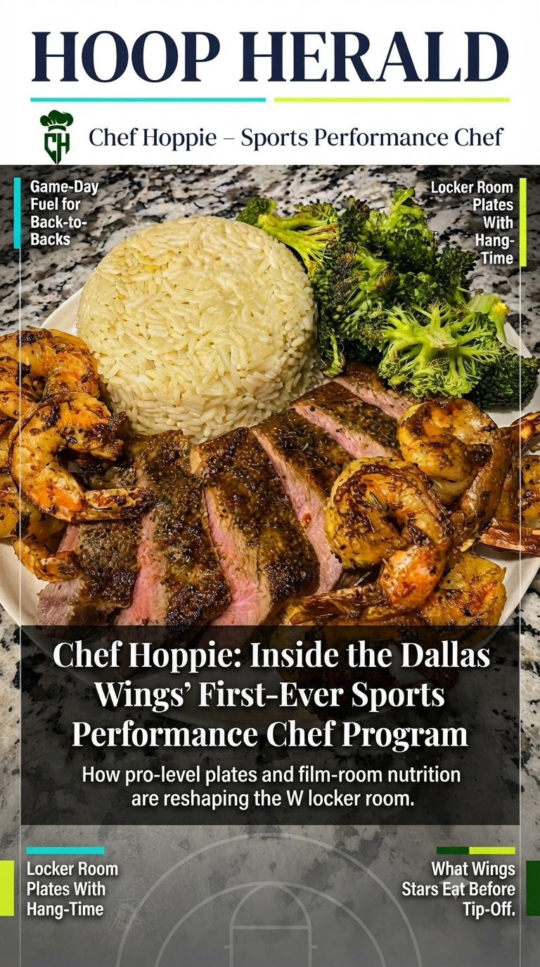 Chef Hoppie: Inside the Dallas Wings’ First-Ever Sports Performance Chef Program