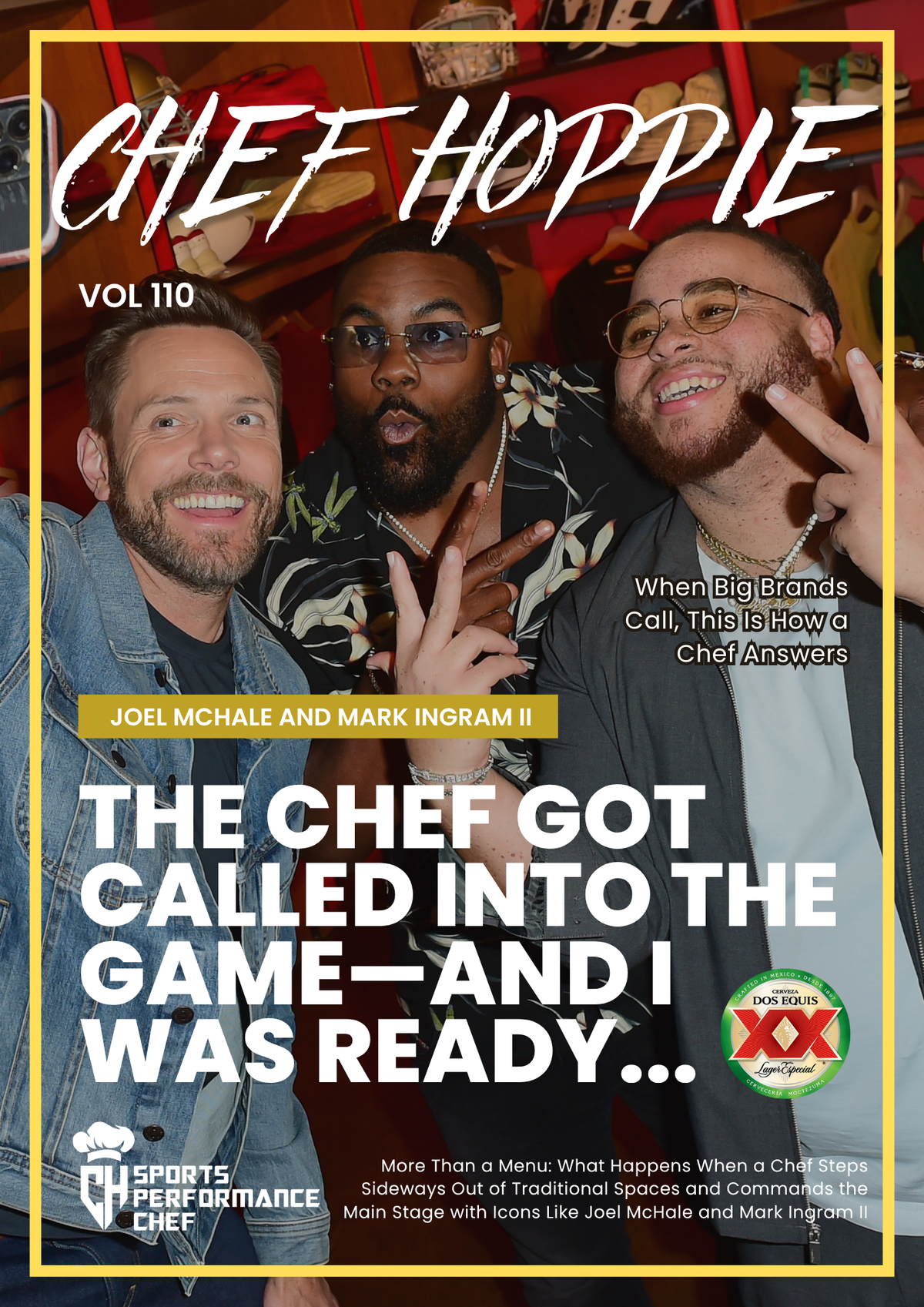 The Chef Got Called Into the Game, and I Was Ready!