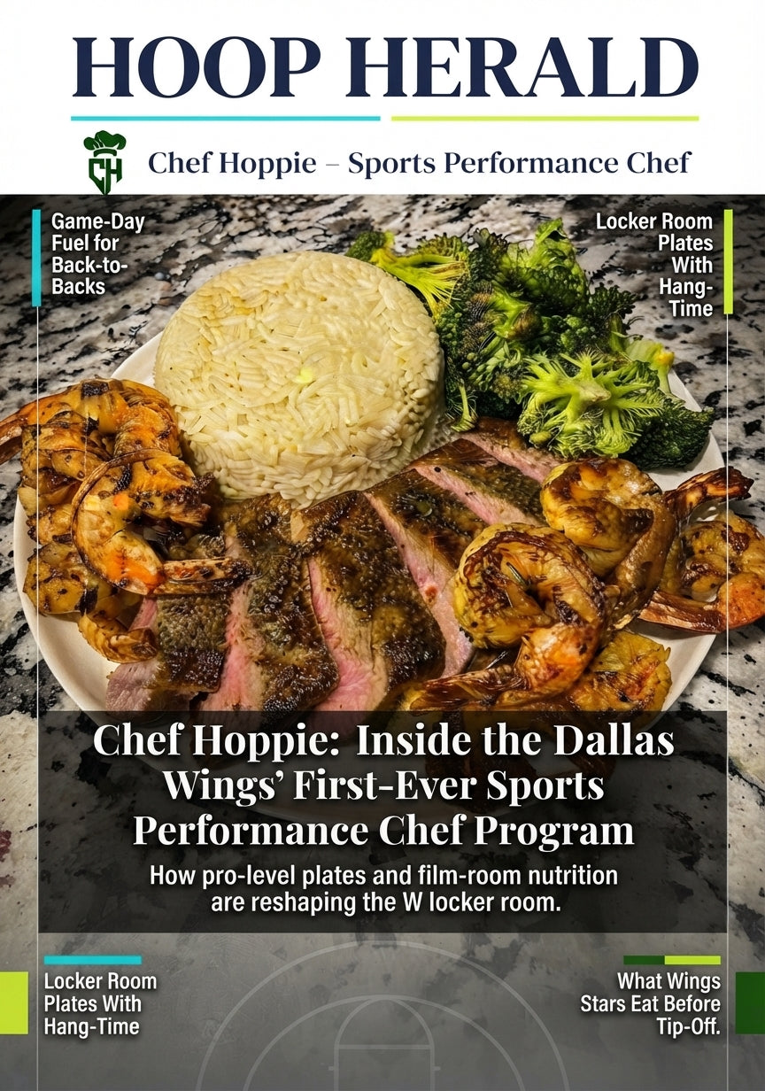 Chef Hoppie: Inside the Dallas Wings’ First-Ever Sports Performance Chef Program