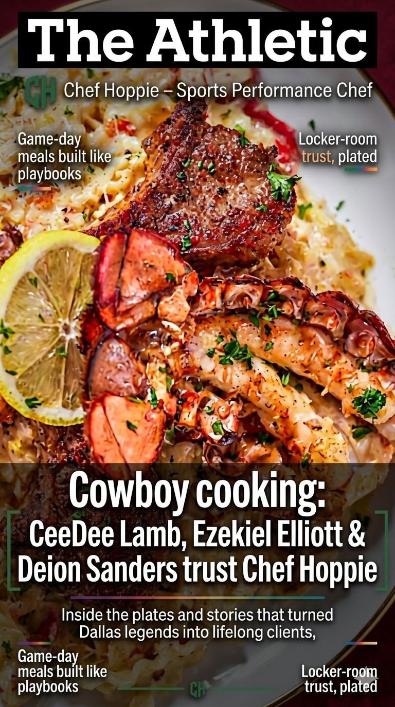 Cowboy cooking: CeeDee Lamb, Ezekiel Elliott & Deion Sanders trust Chef Hoppie