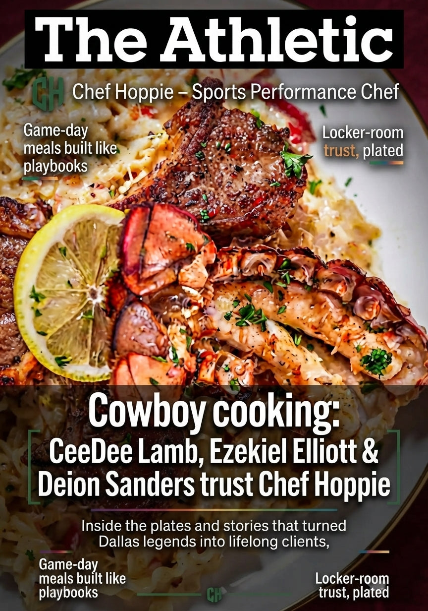 Cowboy cooking: CeeDee Lamb, Ezekiel Elliott & Deion Sanders trust Chef Hoppie